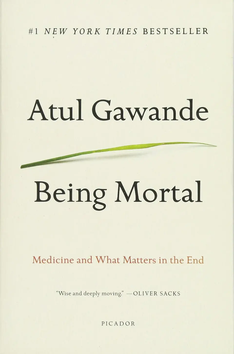 Being Mortal by Atul Gawande finished on 2021 Oct 07