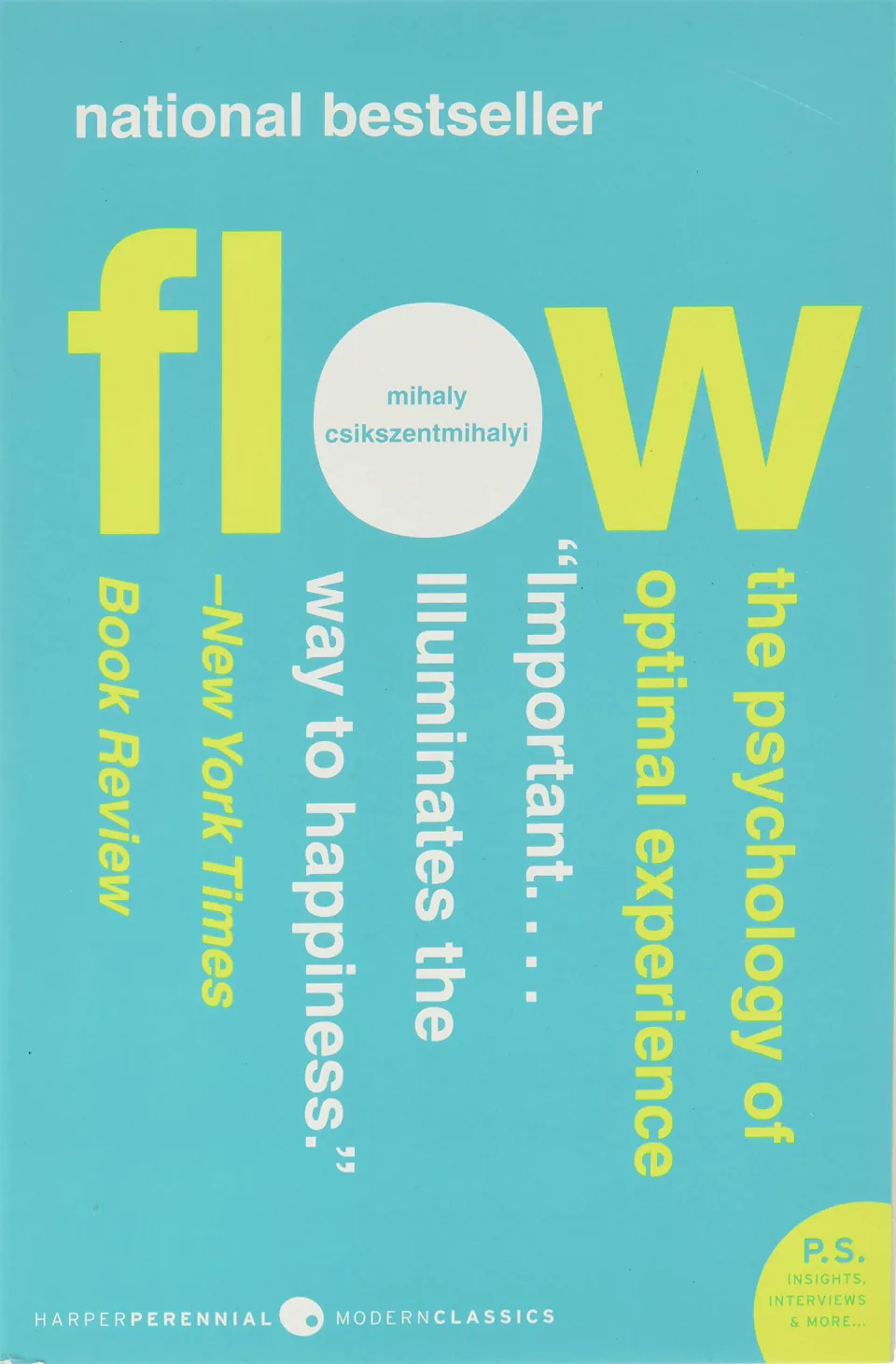 Flow, The Psychology of Optimal Experience by Mihaly Csikszentmihalyi finished on 2019 Jan 20