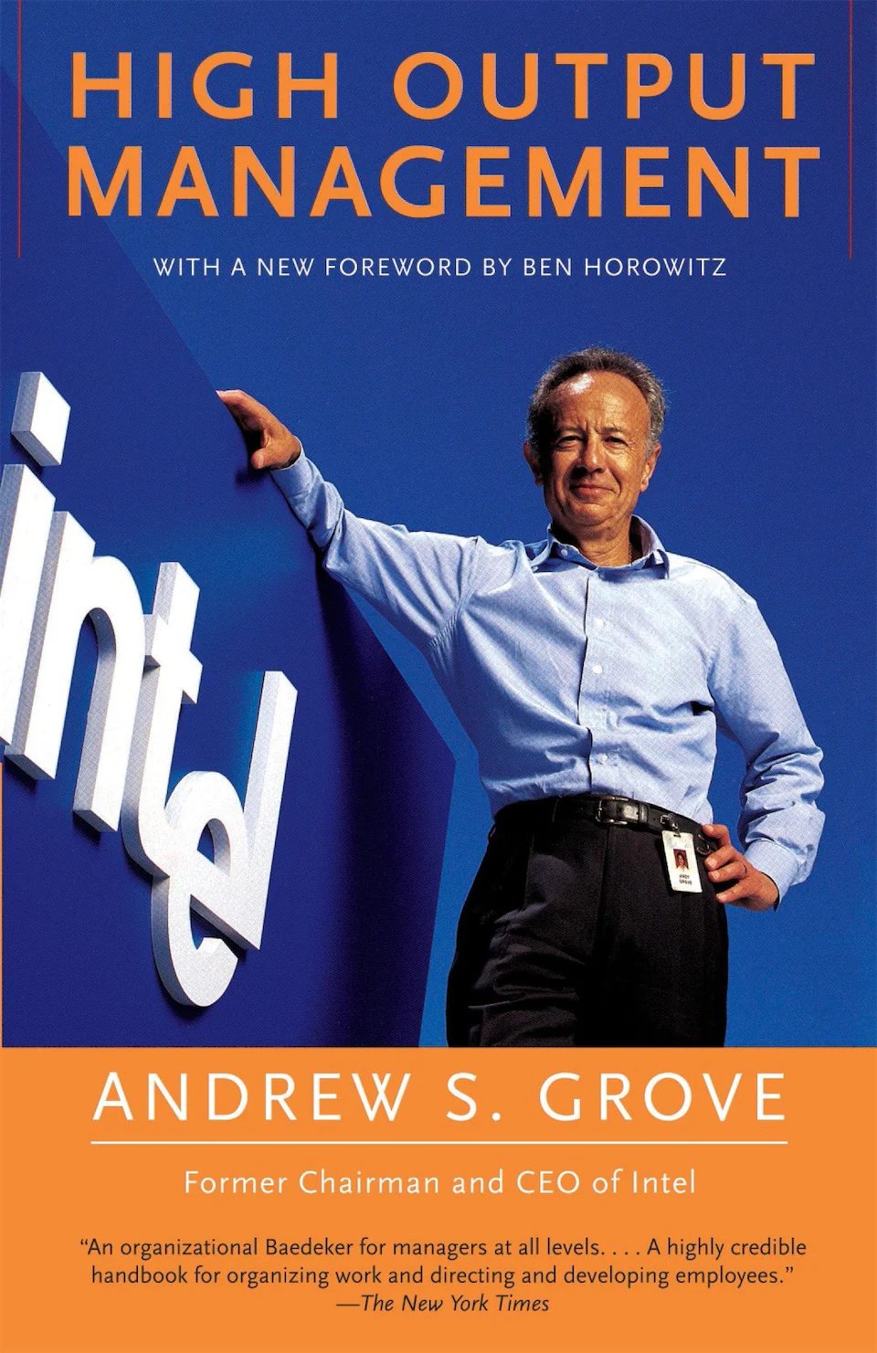 High Output Management by Andrew S. Grove finished on 2016 Aug 31