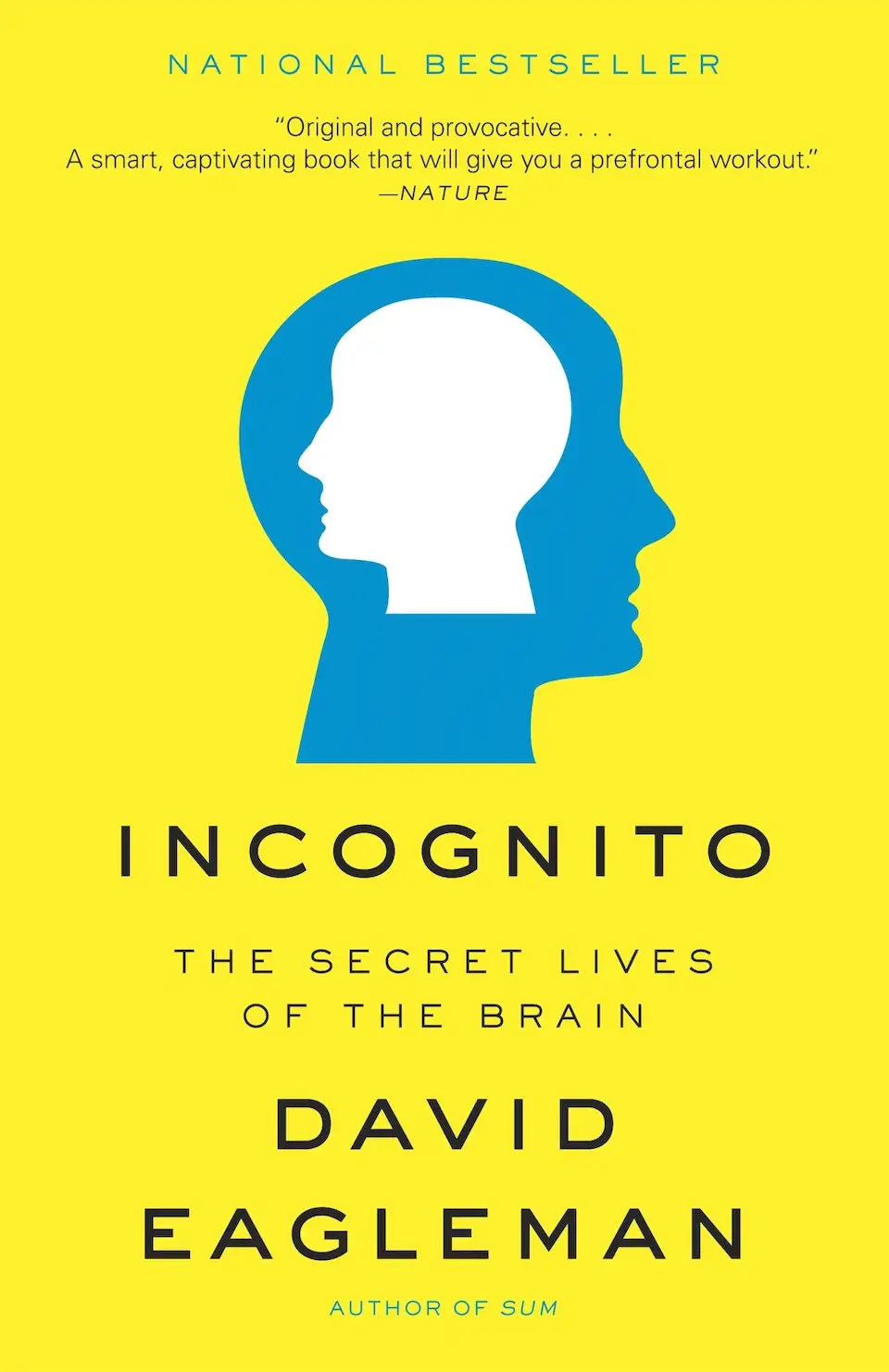 Incognito, The Secret Lives of the Brain by David Eagleman