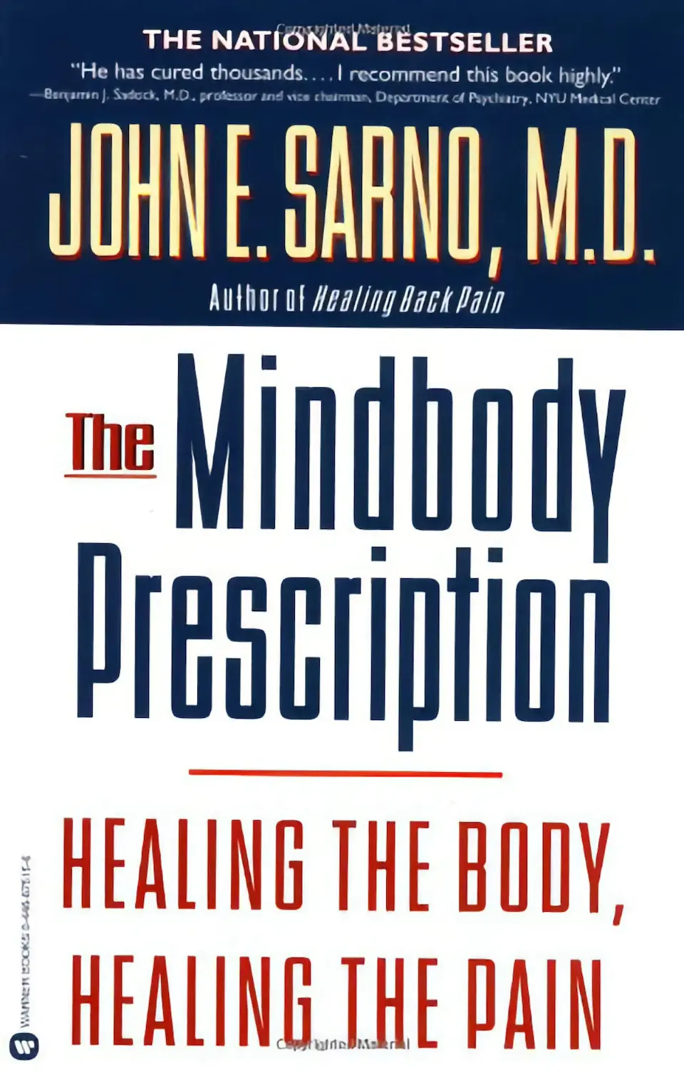 The Mindbody Prescription by John E. Sarno, M.D. finished on 2021 Oct 23