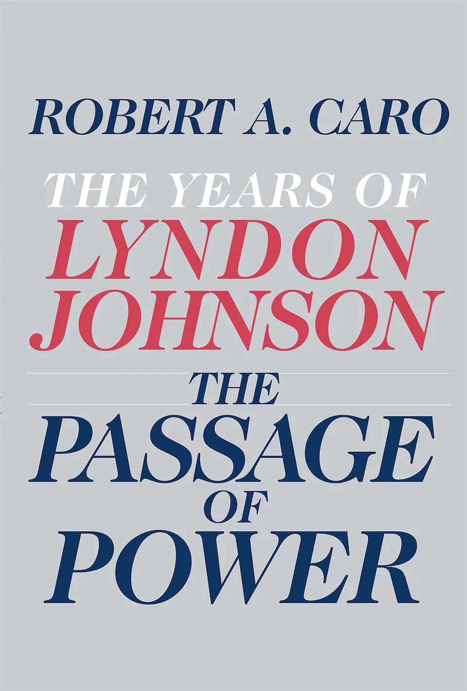 The Passage of Power by Robert A. Caro finished on 2019 Apr 15